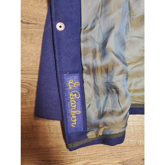 Vintage 50s University of Michigan Wolverines Football Varsity Letterman Jacket - Picture 7 of 9